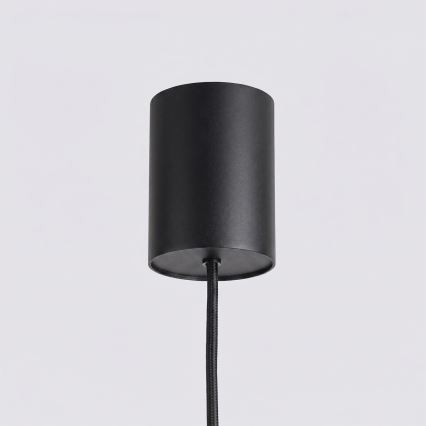 Candeeiro suspenso AURA com cabo 4xGX53/10W/230V, preto