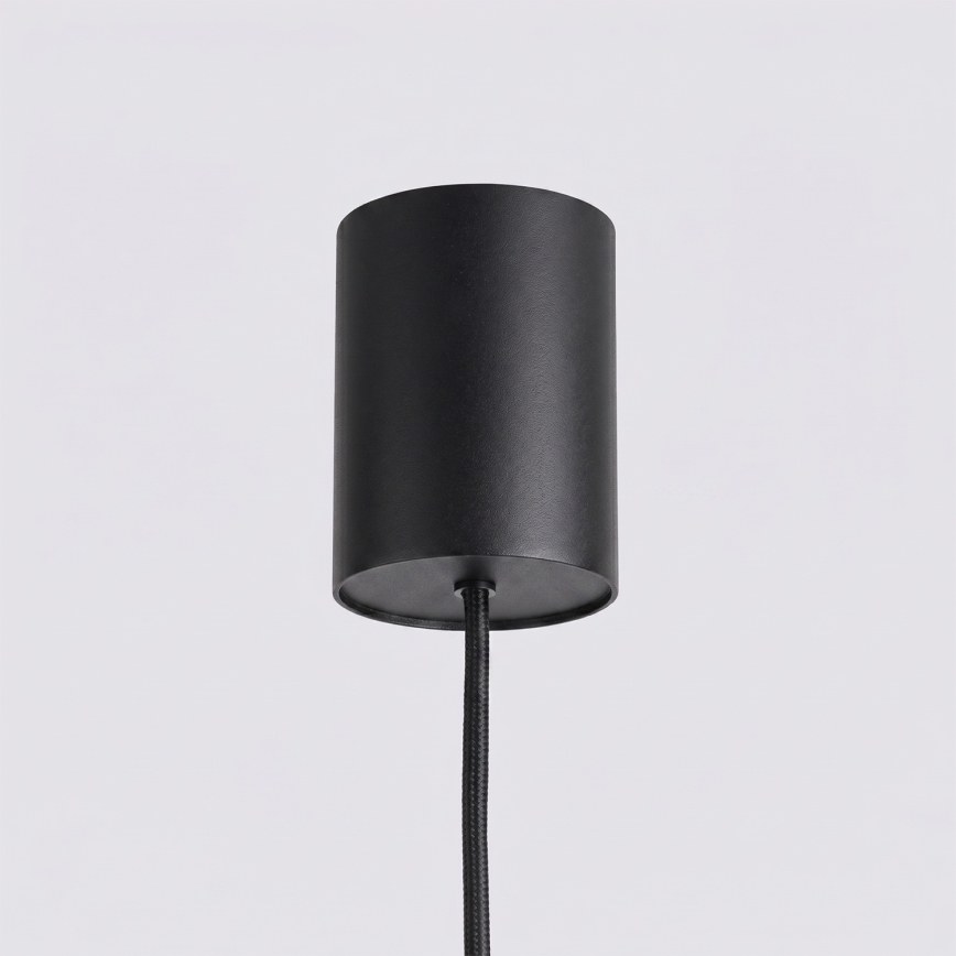 Candeeiro suspenso AURA com cabo 4xGX53/10W/230V, preto