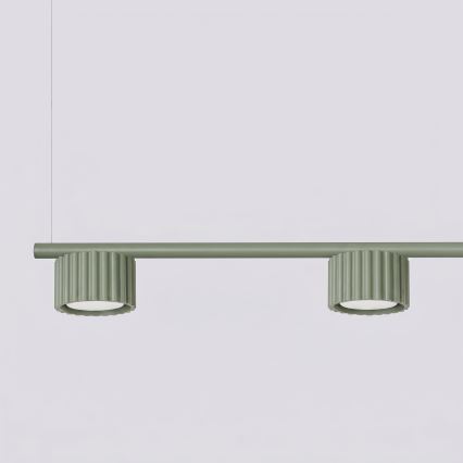 Lustre suspenso por cabo AURA 4xGX53/10W/230V verde