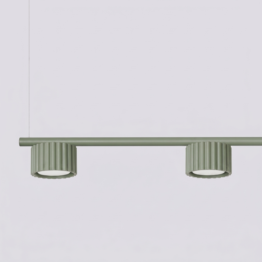Lustre suspenso por cabo AURA 4xGX53/10W/230V verde