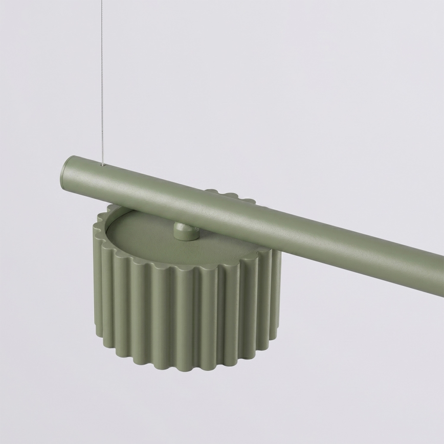 Lustre suspenso por cabo AURA 4xGX53/10W/230V verde