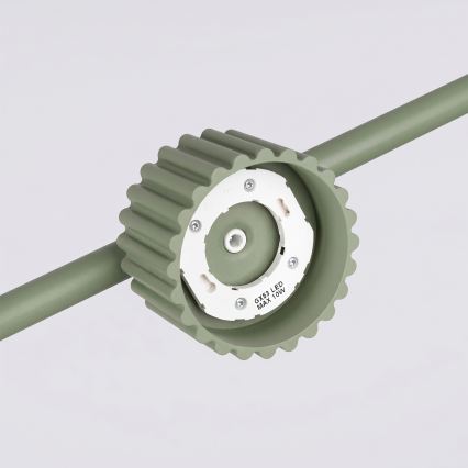 Lustre suspenso por cabo AURA 4xGX53/10W/230V verde