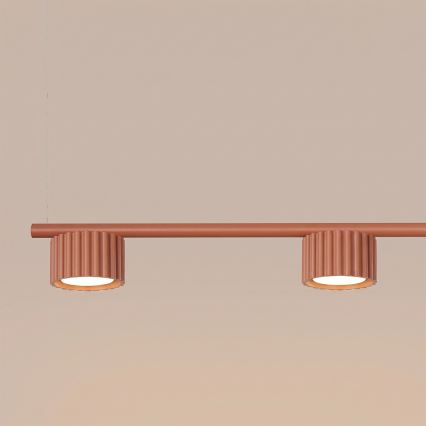 Lustre AURA suspenso em cabo 4xGX53/10W/230V vermelho