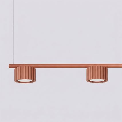 Lustre AURA suspenso em cabo 4xGX53/10W/230V vermelho