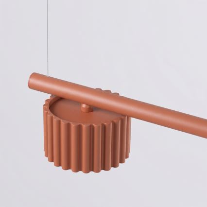 Lustre AURA suspenso em cabo 4xGX53/10W/230V vermelho