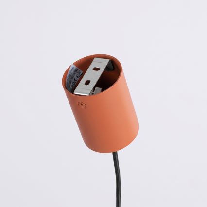 Lustre AURA suspenso em cabo 4xGX53/10W/230V vermelho