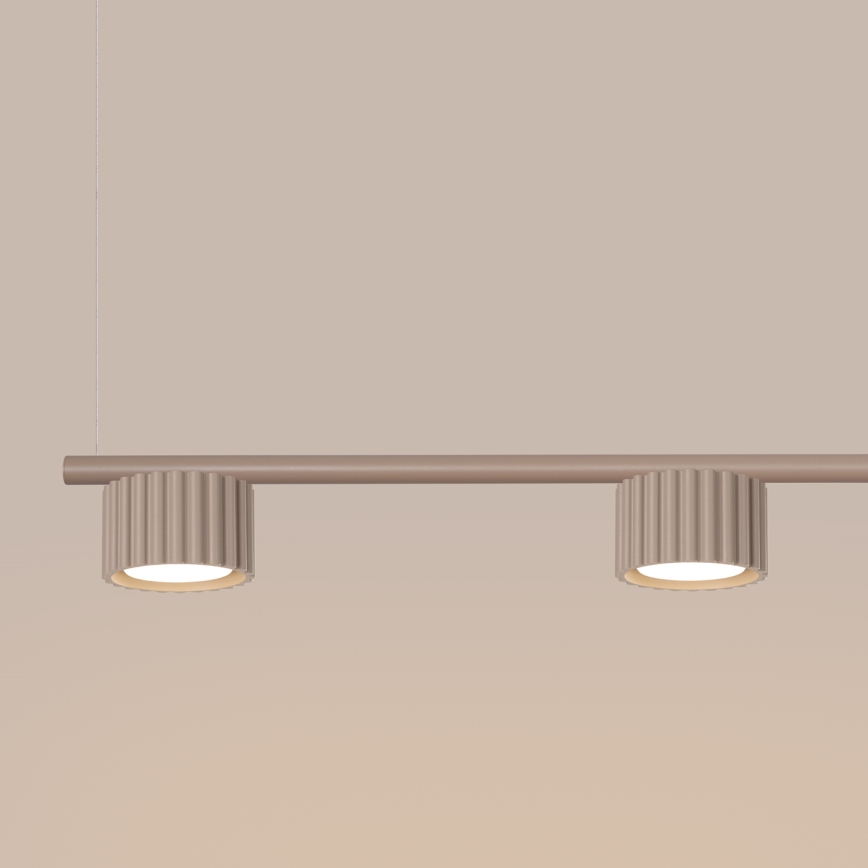 Lustre suspenso por cabo AURA 4xGX53/10W/230V taupe