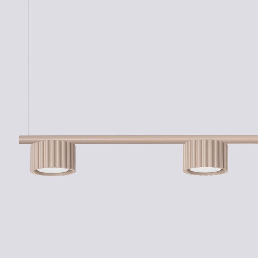 Lustre suspenso por cabo AURA 4xGX53/10W/230V taupe