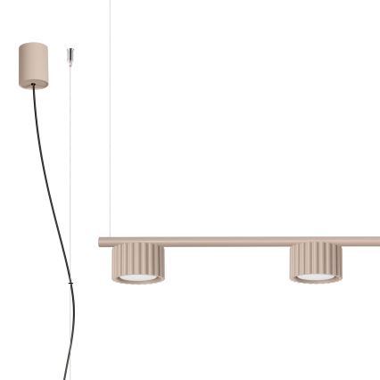 Lustre suspenso por cabo AURA 4xGX53/10W/230V taupe