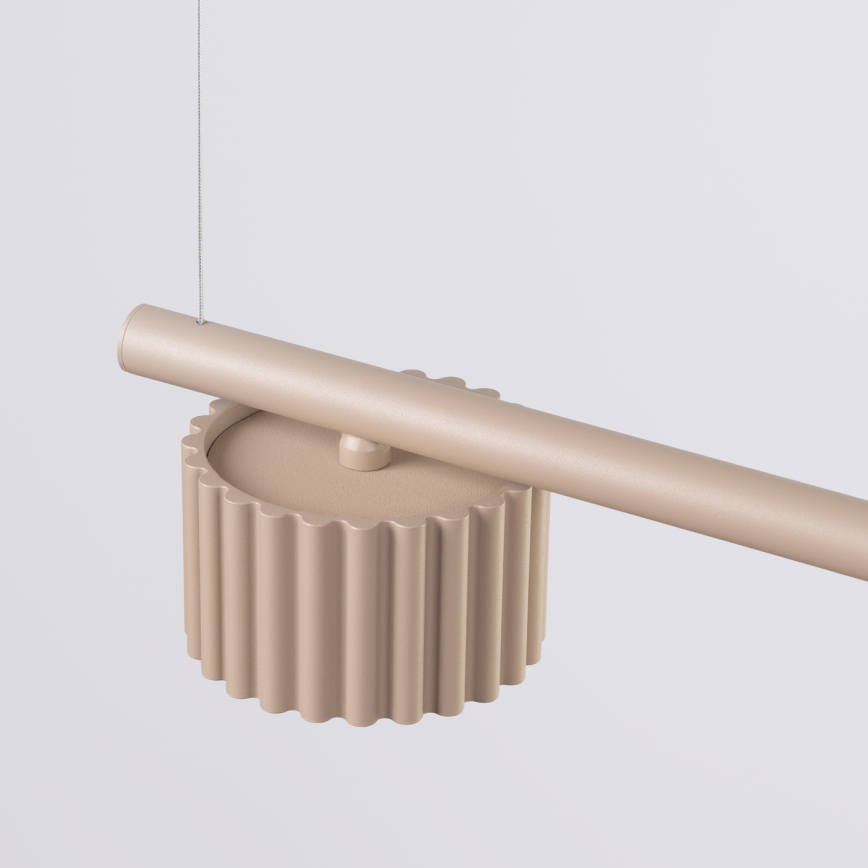 Lustre suspenso por cabo AURA 4xGX53/10W/230V taupe