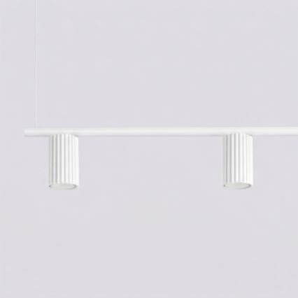 Lustre suspenso em cabo KARBON 4xGU10/10W/230V branco