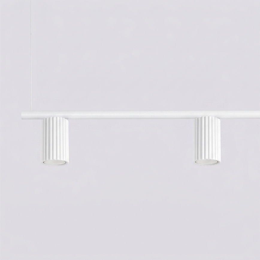 Lustre suspenso em cabo KARBON 4xGU10/10W/230V branco