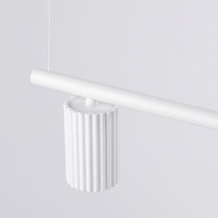 Lustre suspenso em cabo KARBON 4xGU10/10W/230V branco
