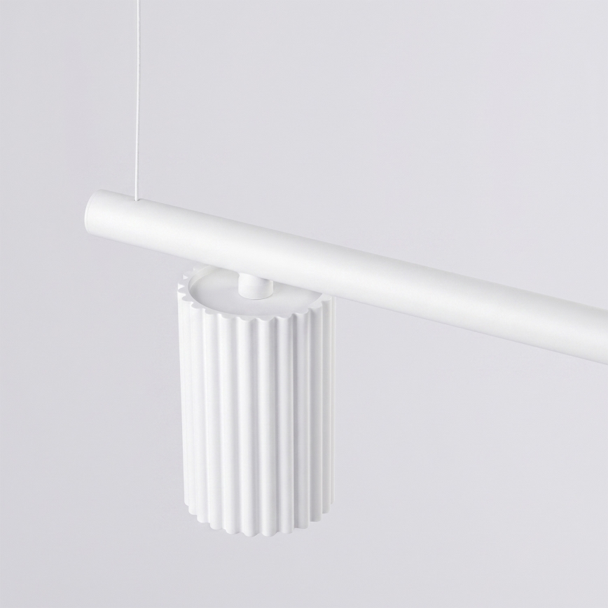 Lustre suspenso em cabo KARBON 4xGU10/10W/230V branco