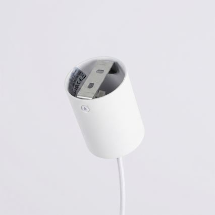 Lustre suspenso em cabo KARBON 4xGU10/10W/230V branco
