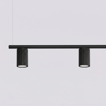 Lustre em cabo KARBON 4xGU10/10W/230V preto