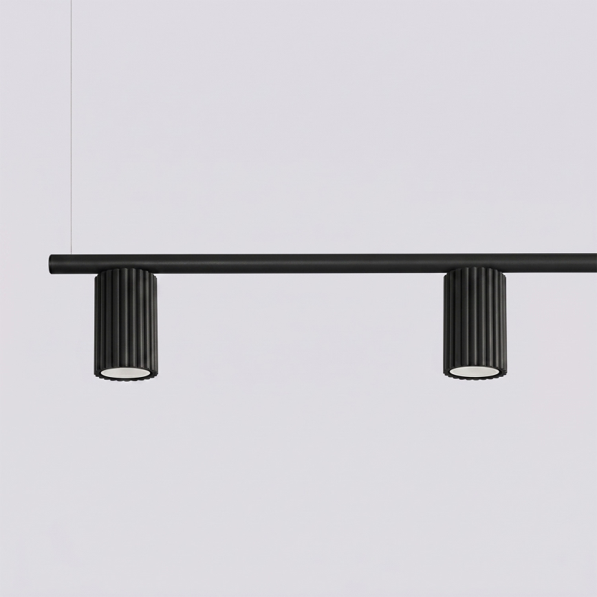 Lustre em cabo KARBON 4xGU10/10W/230V preto