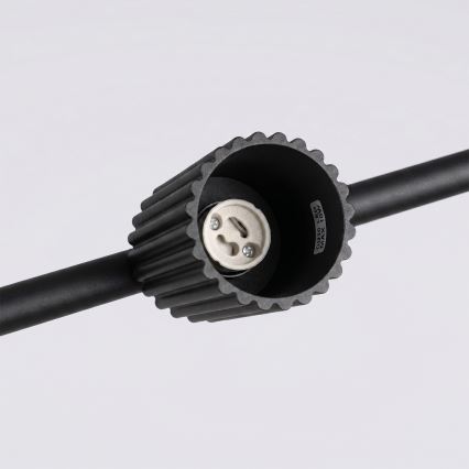 Lustre em cabo KARBON 4xGU10/10W/230V preto