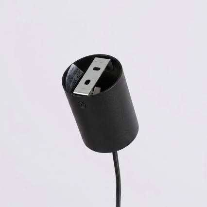 Lustre em cabo KARBON 4xGU10/10W/230V preto
