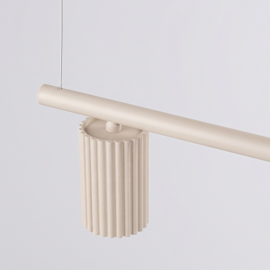Lustre suspenso por cabo KARBON 4xGU10/10W/230V, cor creme
