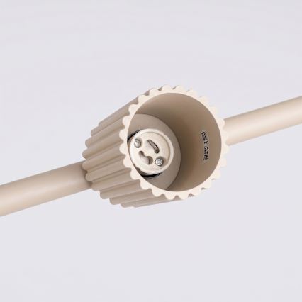 Lustre suspenso por cabo KARBON 4xGU10/10W/230V, cor creme