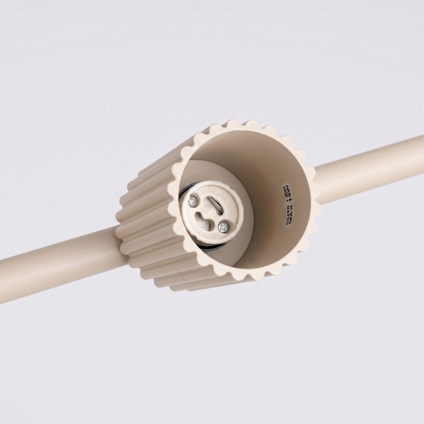 Lustre suspenso por cabo KARBON 4xGU10/10W/230V, cor creme