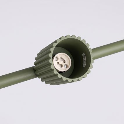 Lustre com cabo KARBON 4xGU10/10W/230V verde