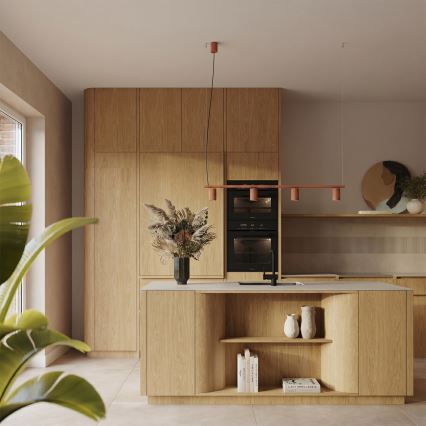 Lustre suspenso KARBON 4xGU10/10W/230V laranja