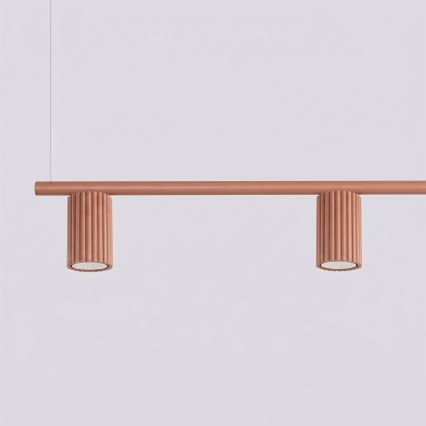 Lustre suspenso KARBON 4xGU10/10W/230V laranja