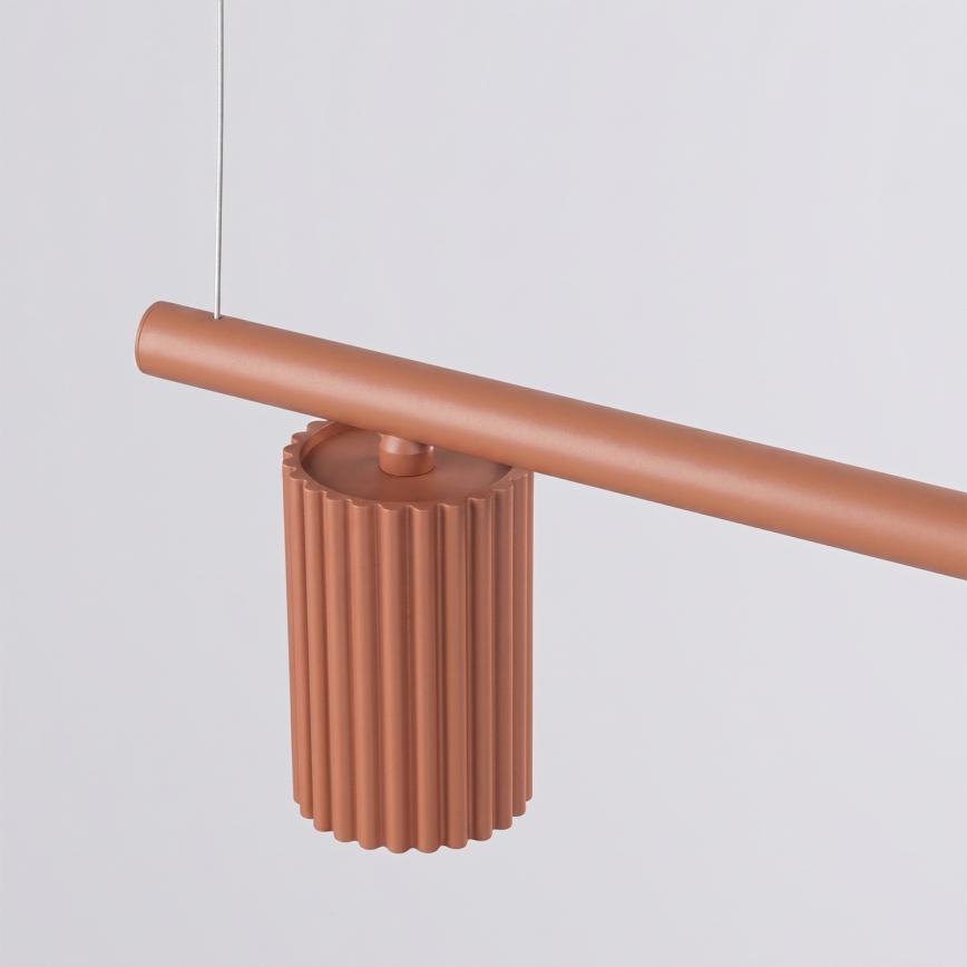 Lustre suspenso KARBON 4xGU10/10W/230V laranja
