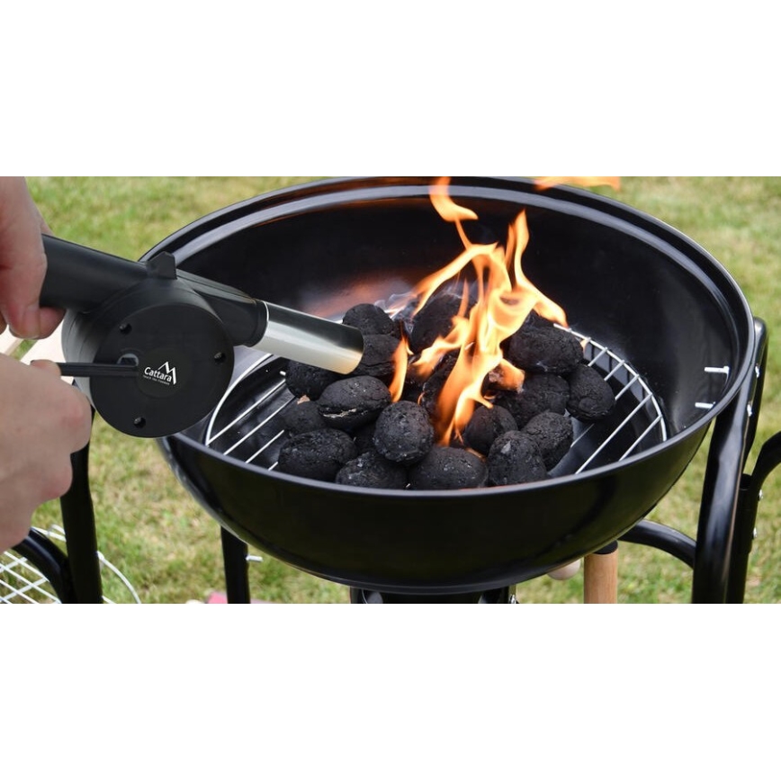 Soprador de ar mecânico preto