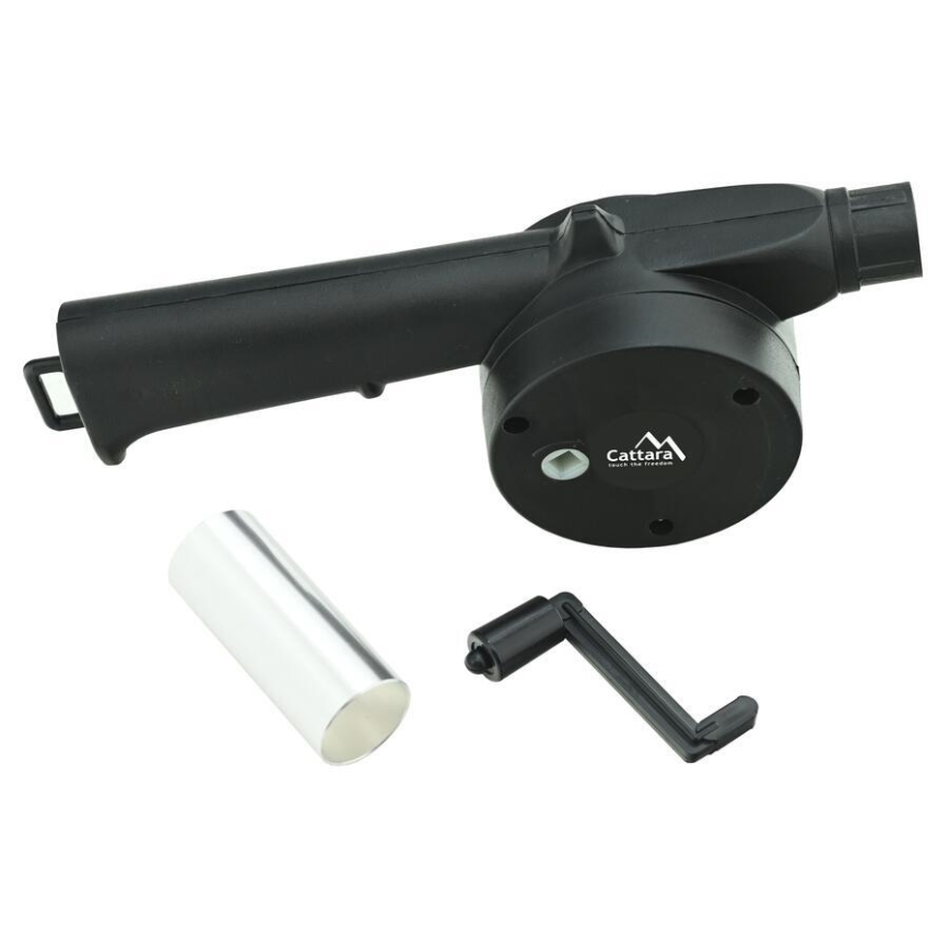 Soprador de ar mecânico preto