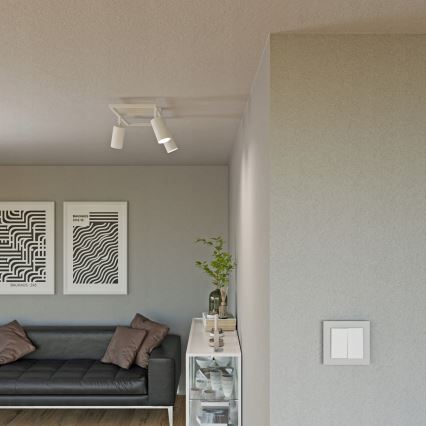 Spot 3xGU10/30W/230V branco