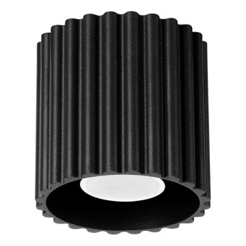 Spot AURA 1xGU10/10W/230V 10 cm preto