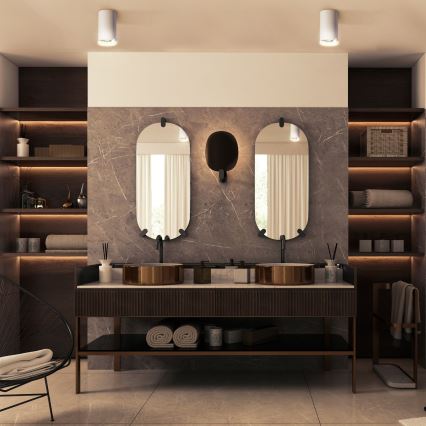 Spot LED RGBW dimerizável para casa de banho TURYN 1xGU10/6W/230V 3000K Wi-Fi IP44 branco