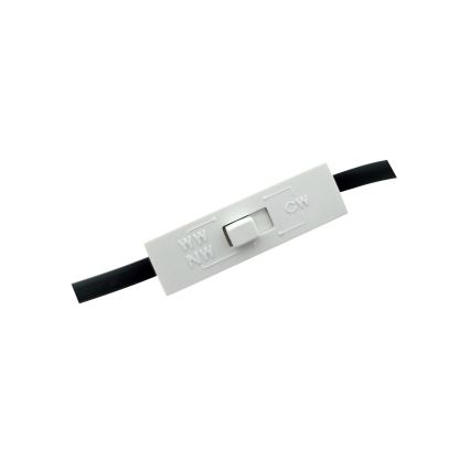 Spot de embutir LED/5W/230V 3000/4000/6400K diâmetro 7,5 cm preto