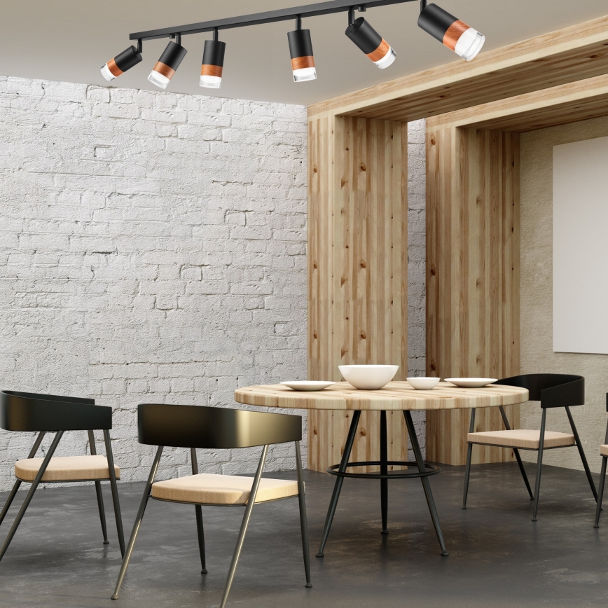 Luminária de teto AURORA 6xGU10/10W/230V 117 cm