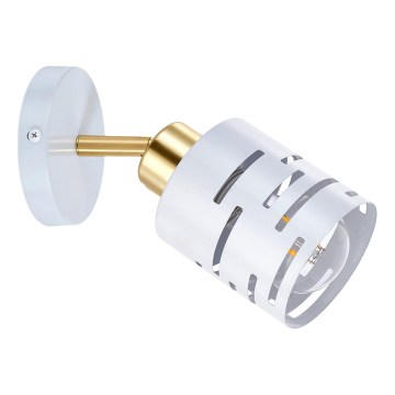 Spot de parede ELEN 1xE27/35W/230V branco/dourado