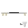 Spot de teto LOGAN 3xGU10/10W/230V preto/dourado