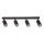 Spot de teto PIPE 4xGU10/10W/230V preto