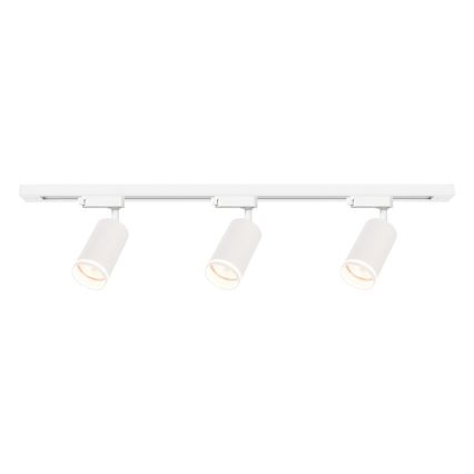 Spot direcional para sistema de trilho PIPE 3xGU10/10W/230V, branco