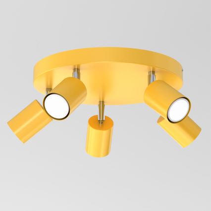 Spot FUN 5xGU10/8W/230V amarelo