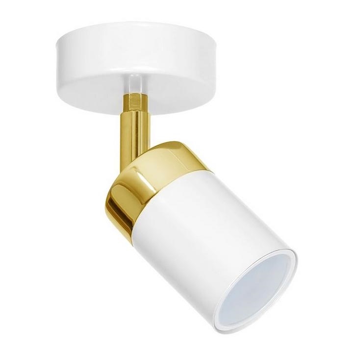 Spot JOKER 1xGU10/25W/230V branco/dourado