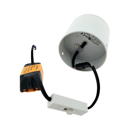 Spot LED/5W/230V 3000/4000/6400K Ø 7,5 cm branco