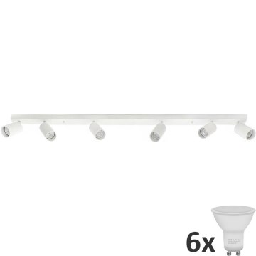 Spot LED ANGIE 6xGU10/6W/230V branco