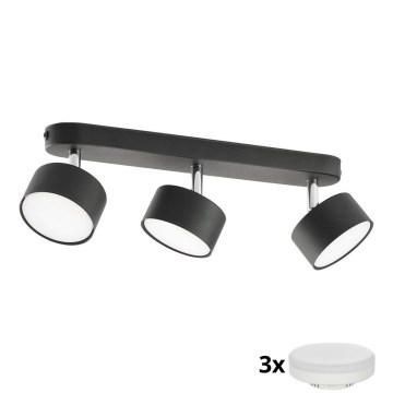 Spot LED CLARK 3xGX53/10W/230V preto