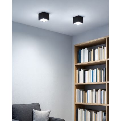 Spot LED embutido/5W/230V 3000/4000/6400K 7,5x7,5 cm preto