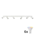 Spot LED RGBW dimerizável ANGIE 6xGU10/6,5W/230V 2700-6500K branco