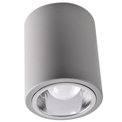 Foco LED RGBW dimerizável JUPITER 1xE27/6,5W/230V 2700-6500K Wi-Fi diâmetro 9,8 cm cinzento