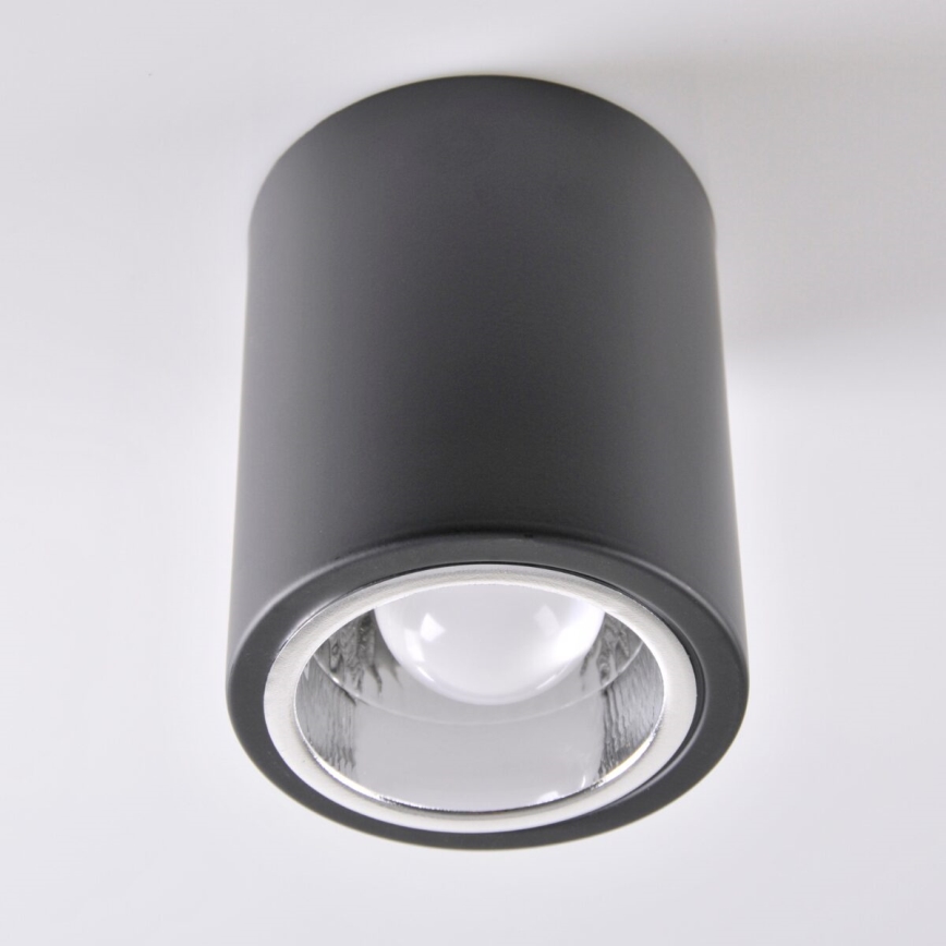 Spot LED RGBW regulável JUPITER 1xE27/6,5W/230V 2700-6500K Wi-Fi Ø 9,8 cm preto